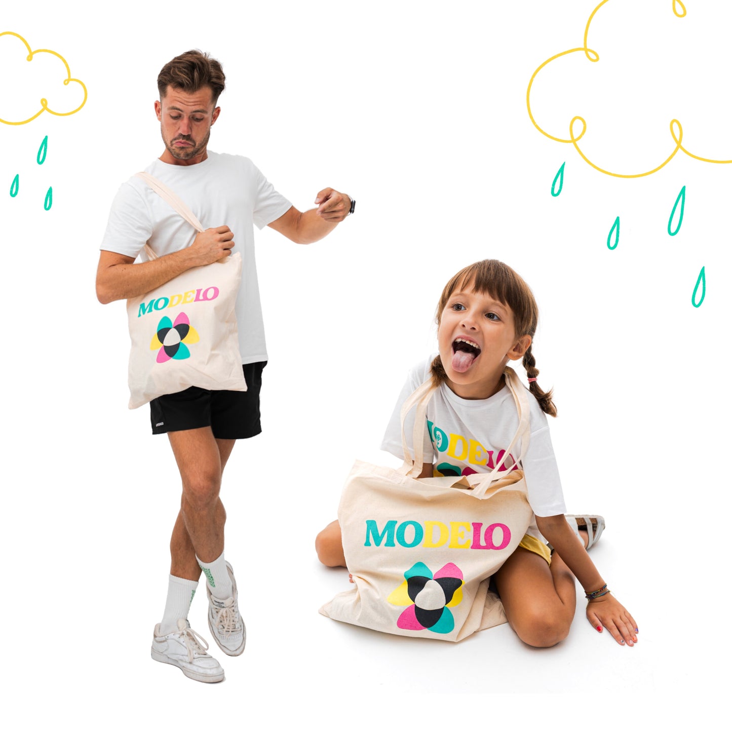 Tote bag - MODELO "LOGO COLORES"